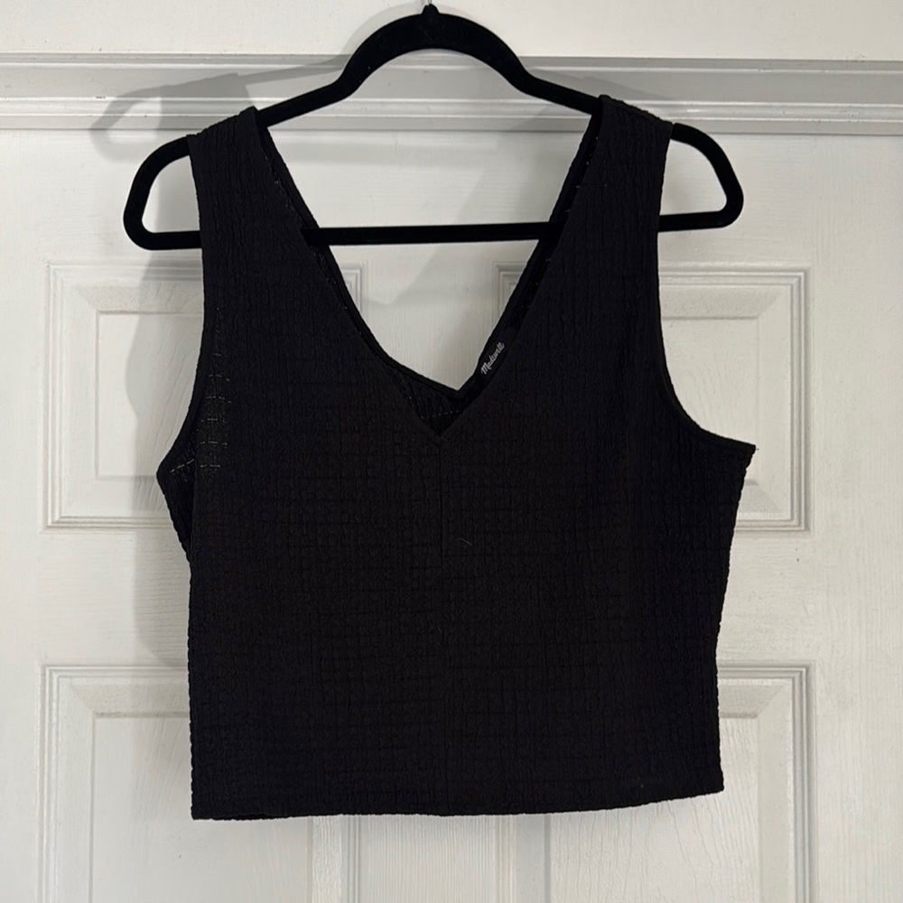 Madewell Black Sleeveless Women's Top